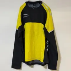 ペナルティ 【M】ピステ ハーフジップ長袖 無地 黄黒 ポリエステル スポーツのサムネイル