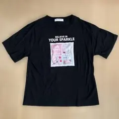 mezzo piano ジュニア 黒 Tシャツ M（サイズ150）