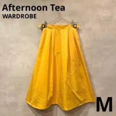 Afternoon Tea WARDROBE ツイルタックスカート　フレア　黄色のサムネイル