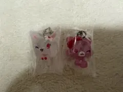 新品未開封品　ジュエルペットめじるしアクセサリー　2個セット　ルビー　ガーネット