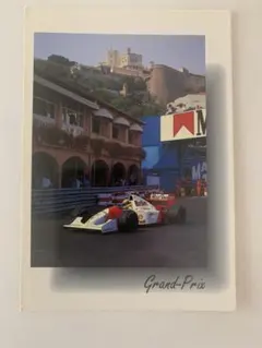 アイルトン・セナ ポストカード マクラーレン・ホンダ モナコ
