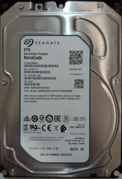 Seagate BarraCuda 8TB 内蔵型HDD