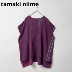 s*a様 タマキニイメ☆ネイビー ストライプ ワンピース 半袖 - メルカリ