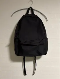 【無印良品】　肩の負担を軽くする撥水リュックサック　黒