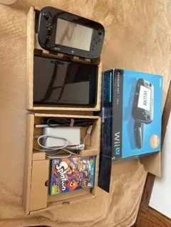 wiiu　本体　32GB 黒　Premium　Set　オマケソフト