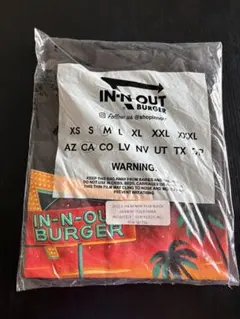 IN-N-OUT BURGER Tシャツ Mサイズ ブラックのサムネイル