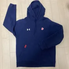 いわきFC 選手移動着 Under Armour フード付きパーカー ネイビー