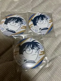 名探偵コナン　公式アプリ　缶バッジ　長野シリーズ　江戸川コナン