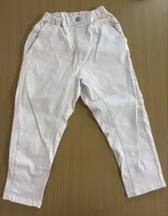 branshes テーパードパンツ ホワイト　120cm