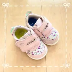 IFME イフミー　ベビー　キッズ　シューズ 13センチ　花柄　ピンク