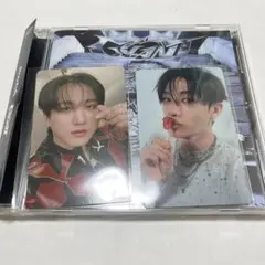 スキズ　GIANT CD トレカ2枚セット バンチャン　チャンビン