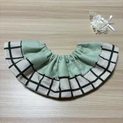 フリルスタイ　360度　ハンドメイド　スタイ　リバーシブル　よだれかけ　男の子