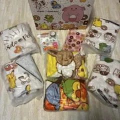 （新品未使用）ポケモン ミスドコラボ ブランケット6点セット　おまけ付きのサムネイル