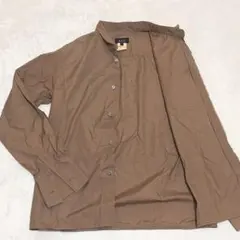 A.P.C.アーペーセー デザインシャツ サイズ2 ブラウン フランス製のサムネイル