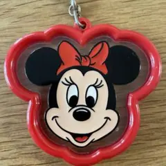 ディズニーランド　キーホルダー　ミニー　レトロ