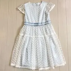 メゾピアノ　ドレス　ワンピース　140 美品　発表会