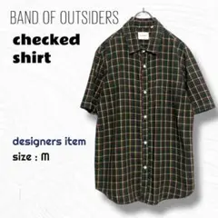 BAND OF OUTSIDERS チェックシャツ / 半袖 夏 Y2K 古着のサムネイル