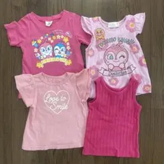アンパンマン 半袖Tシャツ 4枚セット　ドキンちゃん