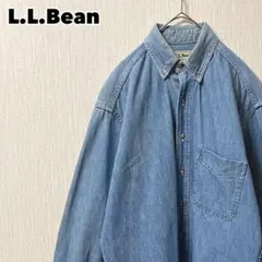 80-90s L.L.Bean エルエルビーン デニムシャツ ヴィンテージ