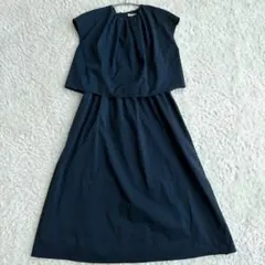 新品 23区 ライトピケジャージーティアードワンピース 大きいサイズ 3L