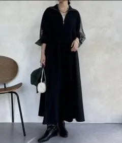 ドゥーズィエムクラス 25SS ジャージー ロング ワンピース アトリエ
