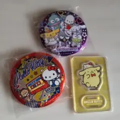ハローキティ・サンリオキャラクター缶バッジセット