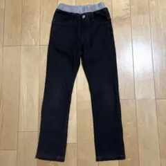 裏起毛パンツ　長ズボン　デニム風　140