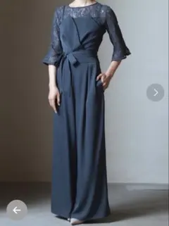 DRESS PLUS パンツドレス XXL総レースブラウス セットアップ結婚式他