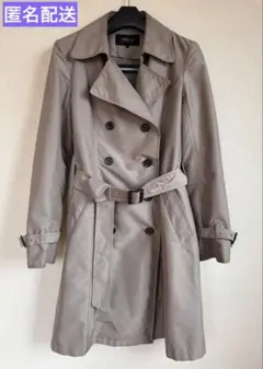 コムサイズム　取り外し可能ライナー付トレンチコート　ベージュ