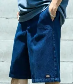 Dickies デニムワークショーツ ルーズフィット W32