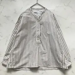 近年✨ MHL. OUTLINE COTTON STRIPE シャツ