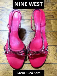 NINE WESTナインウエスト⭐キラキラサンダル⭐24cm～24.5cm