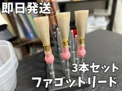 【即日発送】ファゴット完成リード3本セット【すぐ吹ける調整済み】のサムネイル