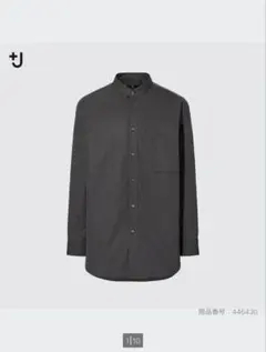 UNIQLO ユニクロ +J スーピマコットンオーバーサイズスタンドカラーシャツ