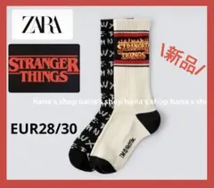 \新品/ZARA × STRANGER THINGS 2足SETソックス