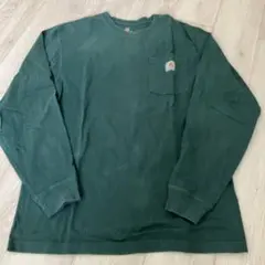 Carhartt 長袖カットソー S ダークグリーン
