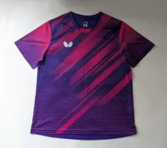 美品 O バタフライ 卓球 ゲームシャツ Butterfly XL ウェア