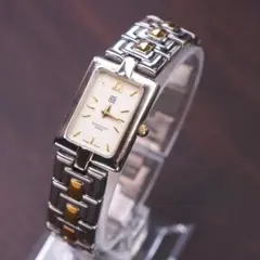 【稼働品】GIVENCHY　MILLESIME　白文字盤 電池交換済
