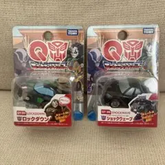 新品未使用　キュートランスフォーマー　ショックウェーブ＆ロックダウン　ミニカー