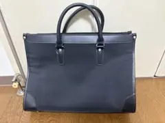 ビジネスバッグ 黒 ナイロン レザー 通勤/就活/営業のサムネイル