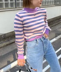 WHO'S WHO gallery ohanaモックネックトップス