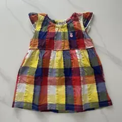 ミキハウス　ホットビスケッツ　ワンピース　80