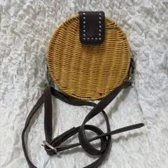 MONO COMME CA ラタンショルダーバッグ　カゴバッグのサムネイル