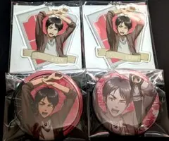 進撃の巨人 Art-Pic キャラバッジコレクション エレン 2種セット