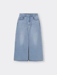 GU ジーユーデニムロングスカート