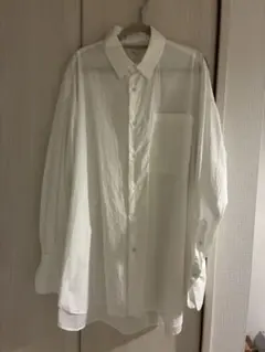 MY___ 長袖シャツ　白シャツ