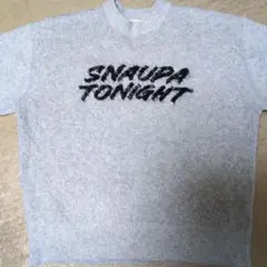 SNAP CLUB グレー ニットセーター SNAUPA TONIGHT