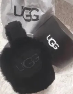 UGG イヤーマフ ブラック - メルカリ