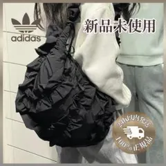 新品 国内未発売 アディダス ショルダーバッグ フリル ブラック ラッフル Lのサムネイル