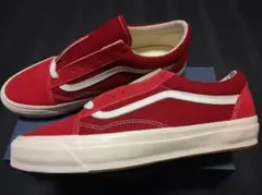 VANS PREMIUM OLD SKOOL SUEDE RED/RED